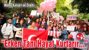 Meme kanserinde; Erken Tanı Hayat Kurtarır...”