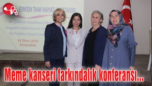 Meme kanseri farkındalık konferansı...