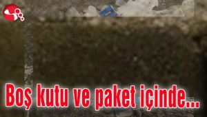 Boş kutu ve paket içinde...