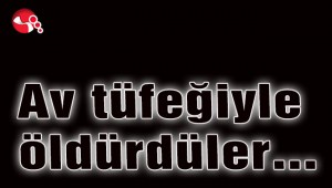 Av tüfeğiyle öldürdüler...