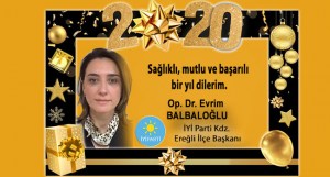 İYİ Parti İlçe Başkanı yeni yılı kutladı...