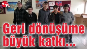 Geri dönüşüme büyük katkı