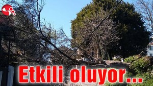 Kuvvetli rüzgâr etkili oluyor…