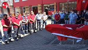 İtfaiye Eri sonsuzluğa uğurlandı