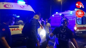 Kamyonet çarptı kaçtı, 1i ağır 2 kişi yaralı...