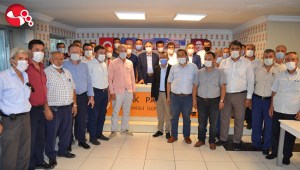 Çayırlı ve Kaptaştan 20 Muhtar Bozkurtu tebrik etti