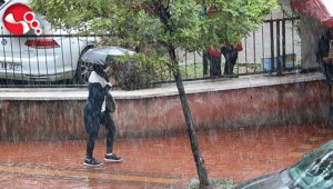 Sağanak yağış etkili oldu