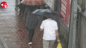 Sağanak yağış aniden bastırınca...