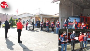 Gönüllü İtfaiyeciler göreve hazır...