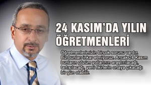 24 KASIMDA YILIN ÖĞRETMENLERİ