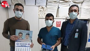 Sağlık Çalışanlarına tek tek dağıttılar...