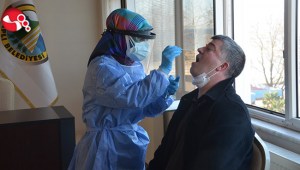 Belediye Personeline Covid-19 Testi yapıldı