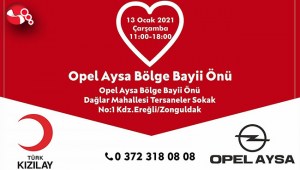 Kızılay ve Opel Aysa ortaklığında Kan Bağışı Kampanyası
