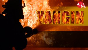 Kaportacıda yangın paniği