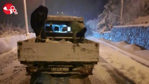 Kandillide tuzlama çalışmaları...