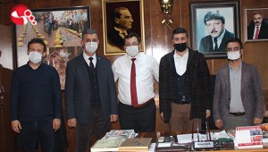 Enerji Bir-Senden Kayaya tebrik ziyareti