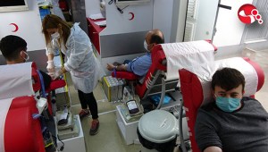 Kan bağışı kampanyasında 120 ünite kan toplandı