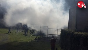 İstasyonda yangın paniği