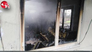 Ev alev topuna döndü