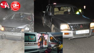 Otomobil kamyonetle çarpıştı:Çok sayıda yaralı...