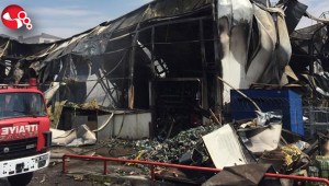 Bir hafta sonra yeniden yandı