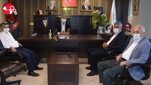 Kurum İdarecileri ve Kulüp Yöneticilerinden Başkan Bozkurtu ziyaret ettiler...