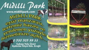 MİDİLLİ PARK, yenilenen yüzüyle göz kamaştırıyor