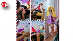 Çocuklar kukla aracılığıyla öğrenecek