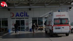 Odun kesiyordu, ayağını kesti