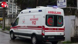 Darp edilen kadın hastaneye kaldırıldı...