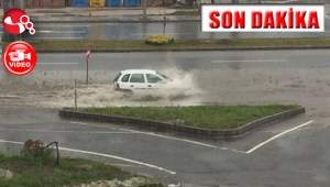 Yollar adeta göle döndü