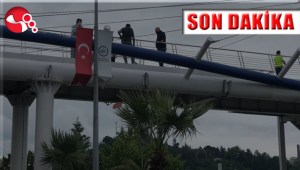 Köprüde intihara teşebbüs