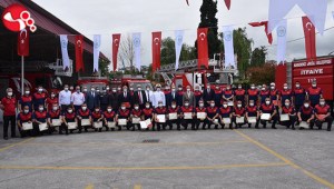 Vali Tutulmaz, Kdz. Ereğli İtfaiyesine başarı belgesi verdi...