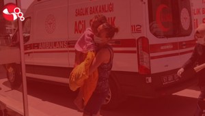 Küçük çocuğu plajda arı soktu, hastaneye kaldırıldı..