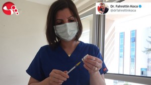 Fedakar hemşire: Bakan Koca paylaştı