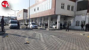 Hastane bahçesinde dehşeti yaşadılar