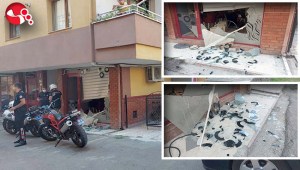 İşyerinin camları, kimliği belirsiz kişilerce kırıldı