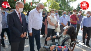 Özel Çocuklar İnönü Parkında sergi açtı..