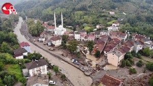 Bartında Zafer Köyü havadan görüntülendi