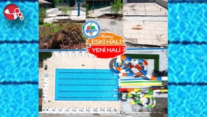 YÜZME HAVUZU ve AQUAPARK yarın açılıyor...