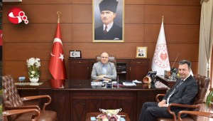 Albay Süslüden Vali Tutulmaza veda ziyareti