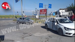 OSB Kavşağı kaza...