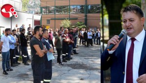 GMİS Yönetimi Maden Makinaları Fabrikasında işçilerle bir araya geldi