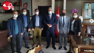 EGD Yönetiminden Kaymakam Yapıcıya Hoşgeldin ziyareti