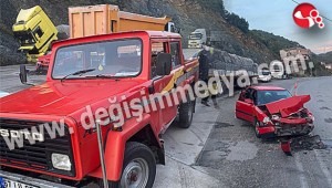 U dönüş yaparken çarpıştılar..