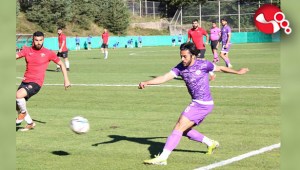 Ereğli Belediyesporun hazırlık maçında galibiyet