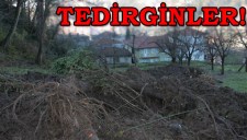 EVLERİNE GİRERKEN TEDİRGİNLER