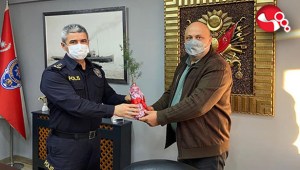 Kent Konseyi Emniyet Müdürü Ünlüyü ziyaret etti…