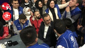 Bakan Kasapoğlu, Gülüçte gençlerle bir araya geldi..