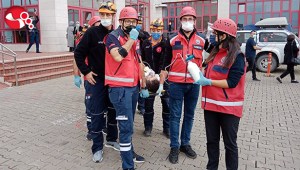 BEÜde yangın tatbikatı